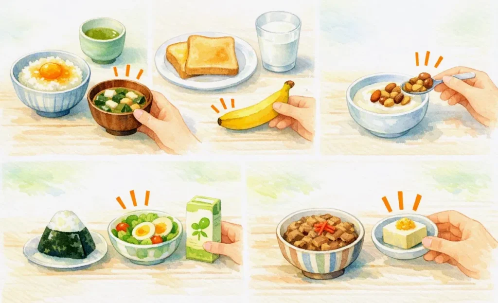 自律神経整える食品を付け足す